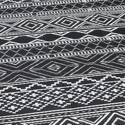 black and white