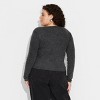 Women's Long Sleeve Ribbed Boat Neck Top - Wild Fable™ - 3 of 3