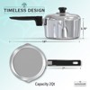 MAGNAWARE 2 Qt Cast Aluminum Sauce Pan with Lid – Small Cooking Pot - 2 of 4
