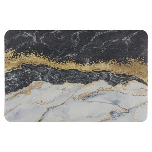 Unique Bargains Outdoor All Weather Resistant Washable Porch Decorations Shoe Mat Doormat - 1 of 4