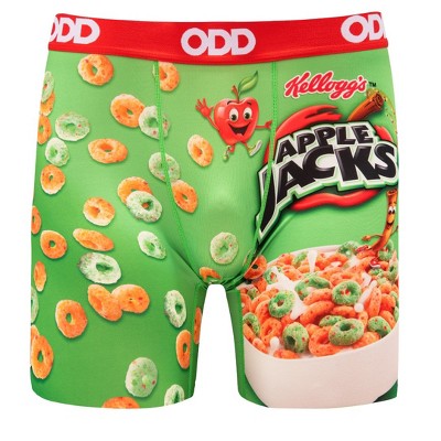 Odd Sox, Apple Jacks Cereal, Novelty Boxer Briefs For Men, Large