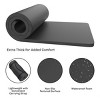 Leisure Sports Roll-Up Camping Mat With Carry Strap - Adult Single Thick Foam Waterproof Mat - Black - 3 of 4