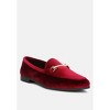 Evelio Horsebit Embellsihed Velvet Women Loafers - 2 of 4