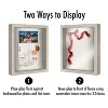 Americanflat 11x14 Shadow Box Frame in Driftwood with Soft Linen Back - Composite Wood with Polished Glass for Wall and Tabletop - 4 of 4