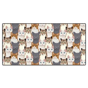 Avenie Cat Portraits Desk Mat - Deny Designs - 1 of 4
