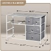 Sorbus 8 Drawers Chest Dresser with Knob Handle - Great for Household Storage and Organization - 4 of 4