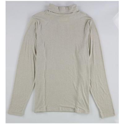 Lucky Brand Womens Mock Neck Layering Top Basic T-Shirt