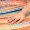 Living Room Area Rugs,Washable Rugs,Abstract Art Rugs,Colorful Floor Rugs,Low Pile Non-Slip Easy Care,Modern Decorative Rugs - 4 of 4