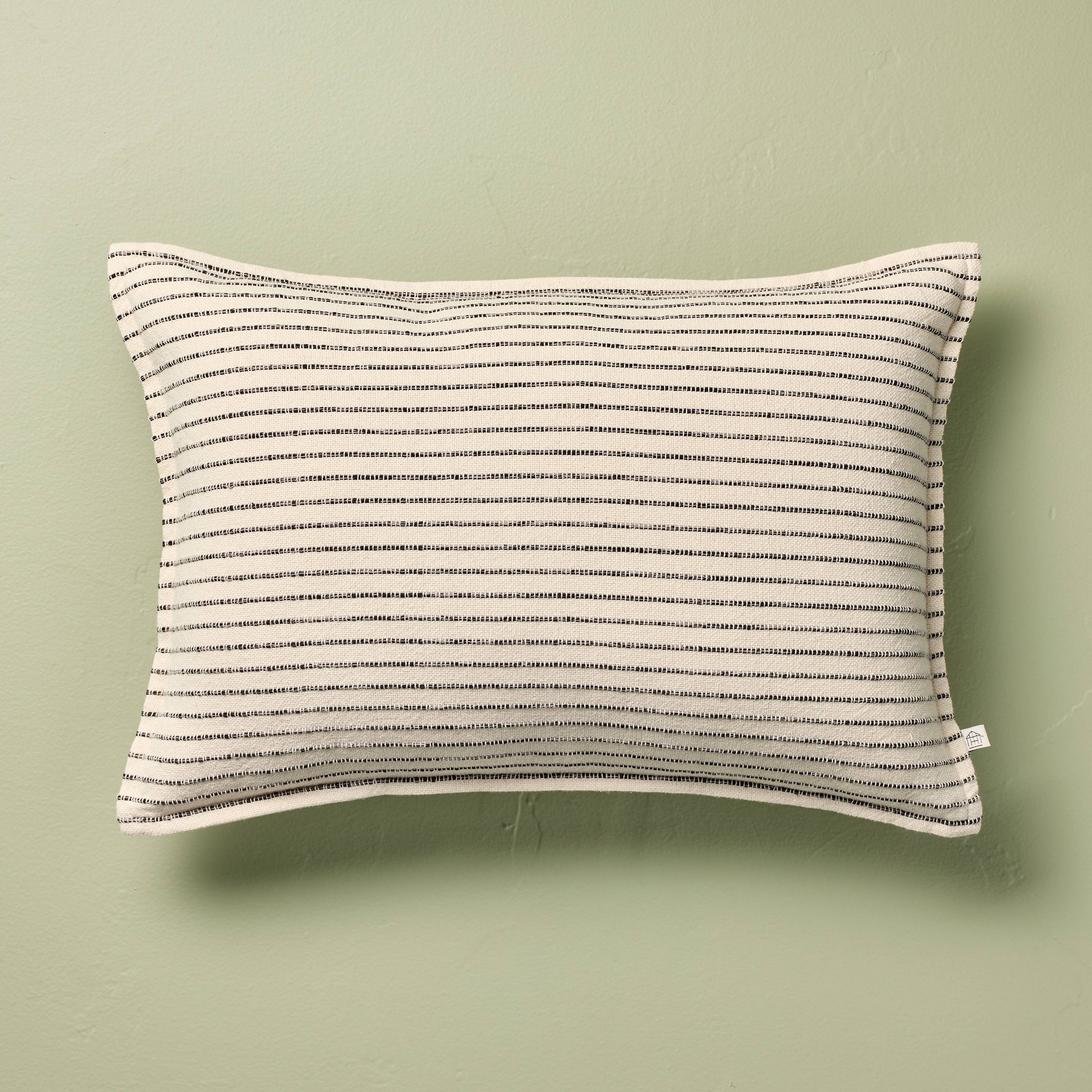 14"x20" Striped Lumbar Pillow - Hearth & Hand™ with Magnolia