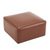Ridstar 30 in. W Modern Square Storage Ottoman with Wood Frame For Living Room-Light Brown - 2 of 4