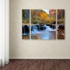 Trademark Fine Art -Pierre Leclerc 'Zion Autumn' Multi Panel Art Set Large - 3 of 3