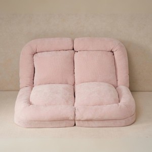 Bean Bag Lounger Modern with Adjustable Backrest for Living Room and Guest Space 63.78" Wide-3irtyhousy - 1 of 4