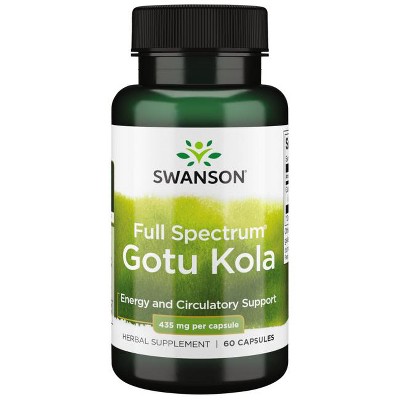 Swanson Full Spectrum Gotu Kola 435 mg 60 Caps.