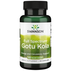 Swanson Full Spectrum Gotu Kola 435 mg 60 Caps. - 1 of 2