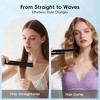 NICEBAY Hair Straightener Flat Iron, Titanium Hair Curler Iron, Fast Heating, 5 Temp Settings, Straightening Iron, Curling Iron for Hair Care. - 2 of 4