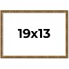 PosterPalooza | Textured Gold Picture Frame - UV Acrylic, Backing Board, Hanging Hardware Included - 3 of 4