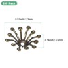 Unique Bargains Metal Durable Multipurpose Jewelry Making End Caps 200 Pcs - 3 of 4