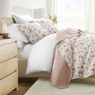 Lightweight Quilted Coverlet Set – All Season Comfort in French Jacobean Style - Becky Cameron