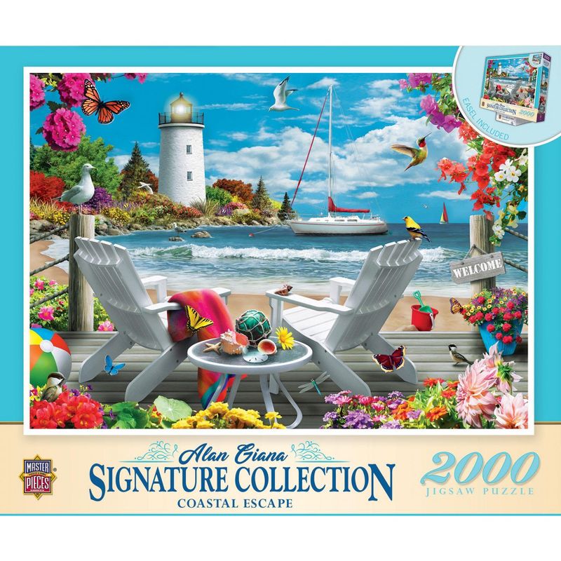 MasterPieces 2000 Piece Jigsaw Puzzle for Adults - Coastal Escape - 39"x27", 1 of 7
