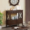 NicBex Farmhouse Console Table with Storage,Wood Entryway Table with 4 Drawers & 1 Open Shelf,Sofa Table for Entryway,Living Room,Kitchen - 2 of 4