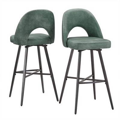 Inspire Q 29" Set of 2 Ragan Metal Swivel Barstools