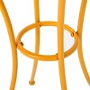 Kumasinova 21.5" Chic Mosaic Table Top Outdoor Side Table,Sleek Patio End Table Modern Aesthetic Table for Poolside,Porch&Grden,13.6lbs Max,Yellow - 4 of 4