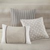 Gracie Mills Leonor Grandeur Essence 8-Piece Oversized Jacquard Comforter Ensemble with Euro Shams and Throw Pillows - 3 of 4