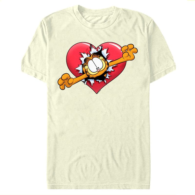 Men's Garfield Surprise Love T-Shirt, 1 of 5