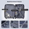 Travel Spinner Luggage Set with TSA Lock Expandable Hardside Suitcases 16" 20" 24" 28" and Tote Bag - Cuddlewood - 3 of 4