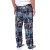 Star Wars Mens' Movie Film Logo Darth Vader Helmet Sleep Pajama Pants Grey - image 4 of 4