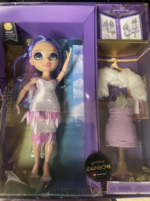 Rainbow High Fantastic Fashion Violet Willow 11 Fashion Doll W/ Playset :  Target