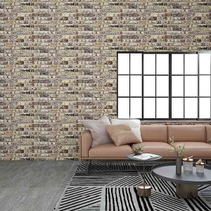VidaXL 3D Wall Panels with Multicolor Brick Design 10 pcs EPS - 1 of 4
