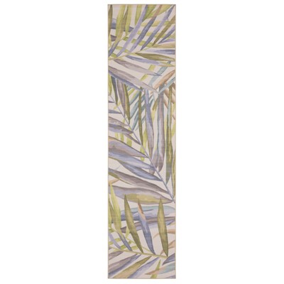 Oriental Weavers Fiji FIJ03 Beige/ Multi Indoor/Outdoor Area Rug - 2' x 8'