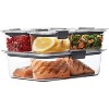BPA-free food storage containers, medium deep, 4.7 cup capacity, 2-pack, leak-proof and airtight. - 4 of 4