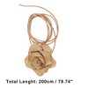 Unique Bargains Satin Rose Flower Adjustable Waist Belt 1 Pc - 2 of 4