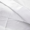 Gulches White Satin Trim Down Alternative 68x90 Blanket 1 Piece - 4 of 4