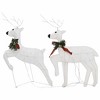 VidaXL Christmas Reindeers 2 pcs White 40 LEDs - 3 of 4