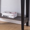 Syemin Console Tables Home Elegant Console Table Display Table with Drawer and Bottom Shelf Hallway Entryway Tables, Gray, 31.25"*11.5"*33.75" - 4 of 4
