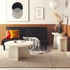 GDFStudio Nova Modern 2 Piece Wood Round End Tables - 4 of 4
