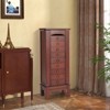 Costway Wood Jewelry Cabinet Armoire Storage Box Chest Stand Organizer Indoor Bedroom - 3 of 4