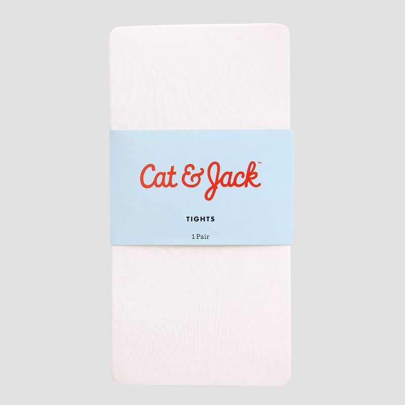 Girls' Nylon Footed Tights - Cat & Jack™, 2 of 3
