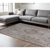 Gray and Beige Medallion Non Skid Area Rug - 2 of 4