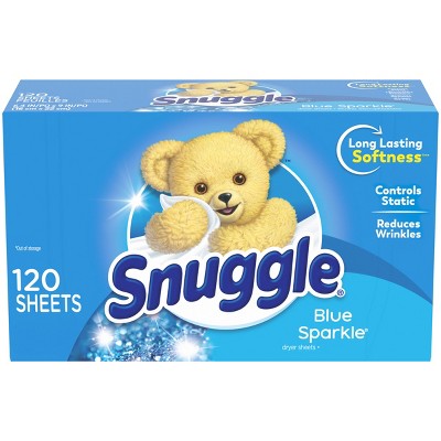 Snuggle Blue Sparkle Fresh Scent Dryer Sheets - 120ct