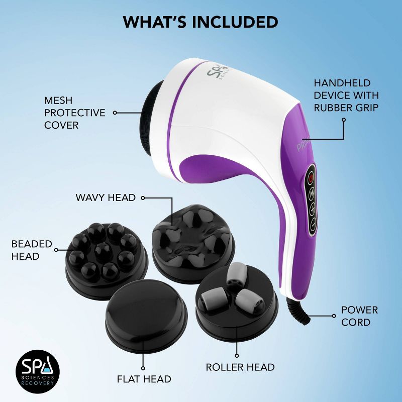 Spa Sciences PRIMA Ultimate Recovery Spa-Quality Percussion Massager &#38; Body Contouring Device, 3 of 15