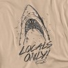 Jaws Locals Only Adult T-Shirt - 2 of 4