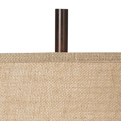 Tremont Bronze Iron Table Lamp with Burlap Shade