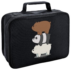 We Bare Bears Bear Stack Insulated Soft Sided Lunch Box - 1 of 4
