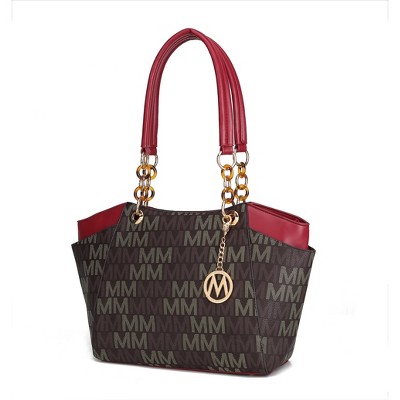 MKF Collection Cameron Tote Bag Stylish Vegan Leather Handbag with Spacious Design by Mia K