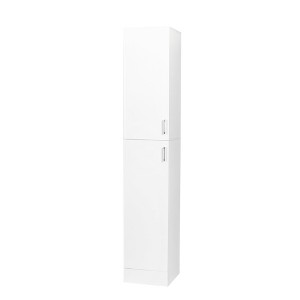 CLIHOME 2 Doors Freestanding Decorative Storage Cabinets with Adjustable Shelves - 1 of 4