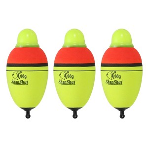 Unique Bargains EVA Green Red LED Lighted Fishing Slip Bobbers for Night Fishing 3 Pcs - 1 of 4